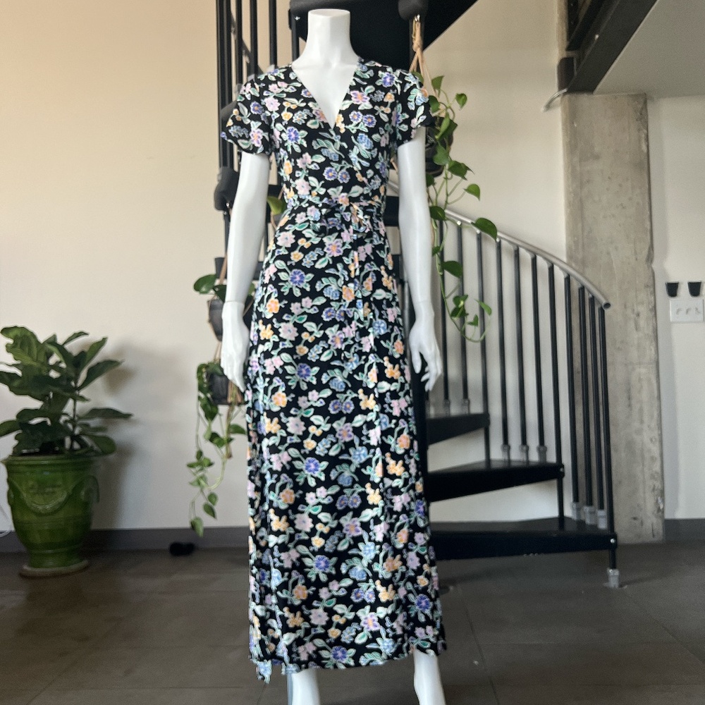 MONTE FLORAL MAXI DRESS